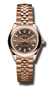 Rolex Lady Datejust 279165CHSJ 18K Everose Gold