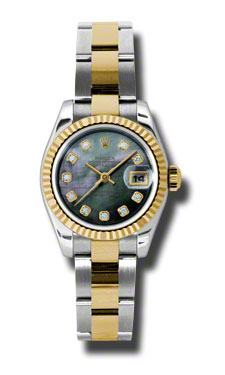 Rolex Datejust 179173BKMDO Ladies