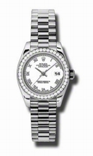 Rolex  Datejust 179136WRP Platinum Watch