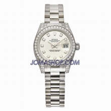 Rolex  Lady Datejust 179159WDP 18 Carat White Gold Watch