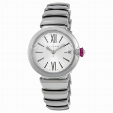 Bvlgari  102219 Silver Opaline with a Guilloch�� soleil treatment Watch