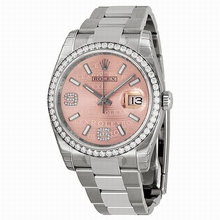 Rolex  Datejust 116244PWSDAO Pink Wave Watch