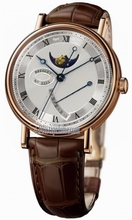   Classique 7787BR/12/9V6 Silvered 18Kt Gold Watch