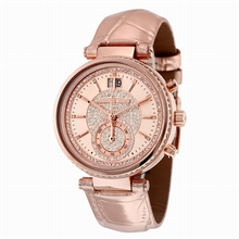 Michael Kors  Sawyer MK2445 Rose Gold-Tone Stainless Steel Watch