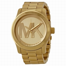   Runway MK5473 Gold-tone Stainless Steel Watch
