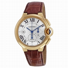 Cartier  Ballon Bleu de W6920007 Silver Guilloche Watch