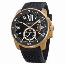 Cartier  Calibre de W7100052 18Kt Rose Gold Watch