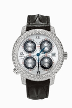  Jacob & Co. GMT World Time Automatic gMT6SSDC Stainless Steel Pave Diamond Watch