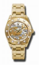 Rolex  Datejust 81318GDDMDPM Ladies Watch