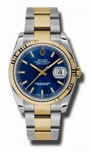 Rolex  Datejust 116233BLSO Stainless Steel and 18kt Yellow Gold Watch