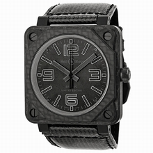 Bell & Ross Bell and Ross Aviation BR0192-CA-FIBER-PH Matte Black PVD (Physical Vapor Deposition) 'Carbo Watch