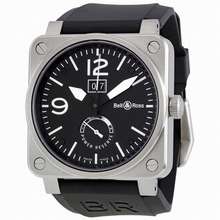 Bell & Ross Bell and Ross Aviation BR0390-BL-ST Black Watch