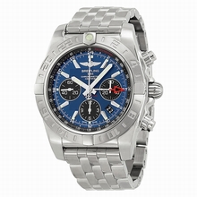 Breitling  Chronomat AB042011-C852SS Black and Blue Watch