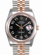 Rolex  Datejust 116231BKCAJ Black Concentric Watch