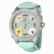 Jacob Co. Jacob & Co. Five Time Zone JCM23DA Blue mother of pearl dial with diamond accents (0. Watch