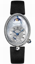 Breguet  Reine de Naples 8908BB52864 Silver mother of pearl Watch