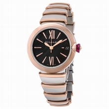 Bvlgari  102192 Black Opaline with a Guilloch soleil treatment Watch