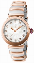 Bvlgari  102198 White Mother-of-pearl Watch