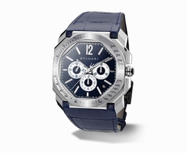 Bvlgari  102229 Blue Lacquered Polished Watch