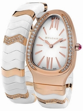 Bvlgari  Serpenti Spiga 102202 White Lacquered Watch