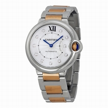 Cartier  Ballon Bleu de WE902031 Silver Sunray Watch