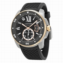 Cartier  Calibre de W7100055 Swiss Stainless Steel Watch