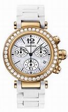 Cartier  Pasha de WJ130004 Mother of Pearl Watch