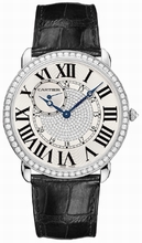 Cartier  Ronde Louis WR007004 18 kt White Gold Watch