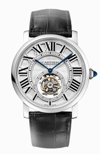 Cartier  Rotonde de W1556216 Silvered open-work Watch