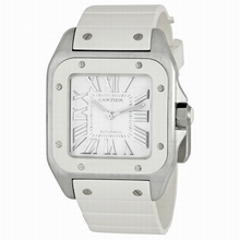 Cartier  Santos de W20122U2 Silver Watch