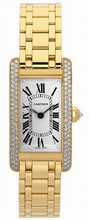 Cartier  Tank WB7071K2 White Guilloche Watch