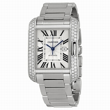 Cartier  Tank WT100009 18kt White Gold Watch