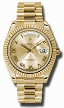 Rolex  Day-Date II 218238CRP 18kt Yellow Gold Watch