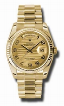 Rolex  Day-Date 118238CWVAP Champagne Wave Watch