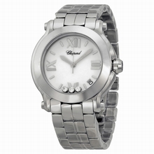 Chopard  278477-3013 White with Three Floating Diamonds Watch