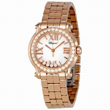 Chopard  Happy Sport 274189-5007 18k Rose Gold Watch