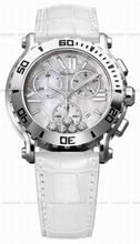   Happy Sport 288499-3009 Black Dial with 5 Floating Diamonds Watch