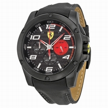 Ferrari  830030 Black Ion-plated Stainless Steel Watch