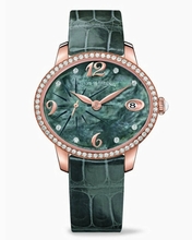   Cats Eye 80484D52A661-BK6A Green Mother of Pearl Watch