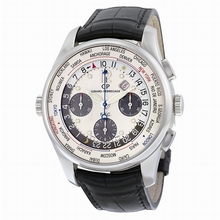 Girard Perregaux  Worldwide Time Control 49805-11-152-BA6A Silver Watch