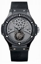 Hublot  Big Bang 305.CD.0002.RX.1900 Black Dial with Diamonds Watch