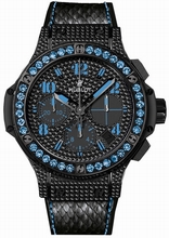 Hublot  Big Bang 341.SV.9090.PR.0901 Black Set with 232 Black Diamonds (1.24cts) Watch