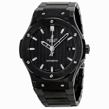 Hublot  Classic Fusion 511.CM.1770.CM Black Ceramic and Black Composite Resin Watch