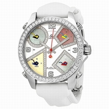 Jacob Co. Jacob & Co. Five Time Zone JCM24DA Mother of pearl dial with diamond accents (0.56 ct Watch