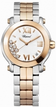 Chopard  Happy Sport 278488-9002 Mother of Pearl Dial with 7 Floating Diamonds Watch
