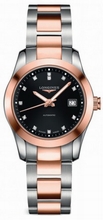   L22855587 Stainless Steel and 18K Pink Gold Watch