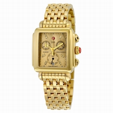 Michele  MWW06P000244 Gold-plated Stainless Steel Watch