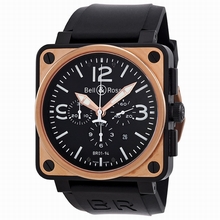Bell & Ross Bell and Ross Aviation BR0194-BICOLOR 18 kt Rose Gold-Plated Stainless Steel Watch
