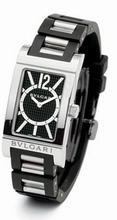 Bvlgari  Rettangolo -RT39BRSV Black Watch