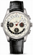 Girard Perregaux  Worldwide Time Control 49805-11-153-BA6A Silver Watch